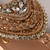 Sandália Rasteira Rosé Gold com Bordado Artesanal de Pedrarias Ref.: 0403.790.672B - comprar online