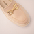 Mocassim em couro Marfim com Bridão Ref.: 1705.399.784B - loja online