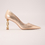 Scarpin Gold em Couro com Salto Personalizado Ref.: 3505.790.257B - comprar online