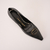 Scarpin Preto em Couro com Placa de Metal Personalizado Ref.: 3605.399.001B - Carmen Steffens Divinópolis