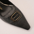 Scarpin Preto em Couro com Placa de Metal Personalizado Ref.: 3605.399.001B - loja online