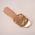 Tamanco Dourado com Bordado Artesanal Ref.: 4504.293.066B - Carmen Steffens Divinópolis