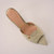 Tamanco Bico Folha Verde Mint com Cristais Ref.: 4804.407.409B - Carmen Steffens Divinópolis