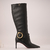 Bota Cano Alto de Couro Preta Ref.: 9415.049.001B - comprar online