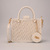 Bolsa Tote Branca Bianco em Couro Texturizado Ref.: B114.463.189B - comprar online