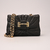 Bolsa de Matelassê Preta com Metal Texturizado Ref.: B384.463.001B - comprar online