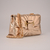 Bolsa de Matelassê Dourada Gold com Metal Texturizado Ref.: B384.790.257B