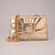 Bolsa de Matelassê Dourada Gold com Metal Texturizado Ref.: B384.790.257B na internet