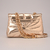 Bolsa de Matelassê Dourada Gold com Metal Texturizado Ref.: B384.790.257B - comprar online