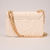 Bolsa de Matelassê Branco Bianco com Metal CS Ref.: B394.463.189B na internet