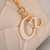 Bolsa de Matelassê Branca Bianco com Detalhe de Rosa - Carmen Steffens Divinópolis