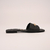 Rasteira Preta com Bridão Personalizado Ref.: C0404.701.001 - comprar online