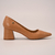 Scarpin Salto Bloco Croco Tan Ref.: C4014.701.618 - comprar online