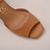 Sandália Tan com Salto Geométrico Ref.: C6604.701.618 - Carmen Steffens Divinópolis