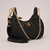 Bolsa Meia Lua Preta Ref.: CB234.370.001