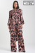 Blusa Mullet de Crepe em Animal Print Ref.: HB554.939.612
