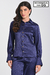 Camisa de Crepe Azul Marinho Ref.: HB634.067.339