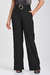 Calça Alfaiataria com Máxi Barra Preta Ref.: HC264.152.001 - comprar online