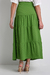 Saia Longa Em Camadas Verde Ref.: OG515.939.063
