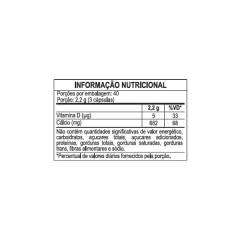 Cálcio de Ostras com Vitamina D3 120cps Maltta - comprar online