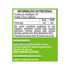 Cromo com Spirulina 60cps Maltta - comprar online