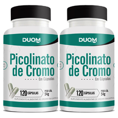 Picolinato de Cromo 120cps 450mg Duom | Kit 2 Frascos