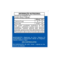 Zinco + Vitamina D3 60cps Duom - comprar online