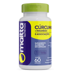 Cúrcuma + Magnésio e Associações 60cps Maltta