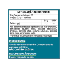 Selênio (Se) 60cps (1 ao dia) Maltta - comprar online