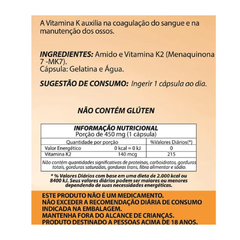 Vitamina K2 60cps (1 ao dia) Duom - comprar online