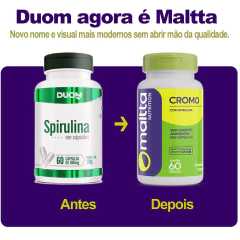 Cromo com Spirulina 60cps Maltta na internet