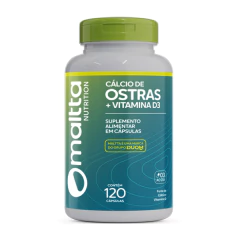 Cálcio de Ostras com Vitamina D3 120cps Maltta