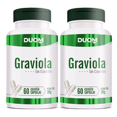 Graviola 60cps 500mg Duom | Kit 2 Frascos