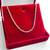 Corrente Cartier Elo Cadeado 3mm 60 cm Prata 925