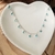 Choker Pontos de Luz Verde Água Prata 925 - comprar online