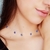Choker Olho Grego Prata 925 Legítima