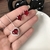 Conjunto Colar e Brinco Coração vermelho - comprar online
