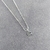 Colar Ponto de Luz de Zircônia 6mm Prata 925