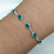 Pulseira Ponto de Luz Juntos Verde Agua
