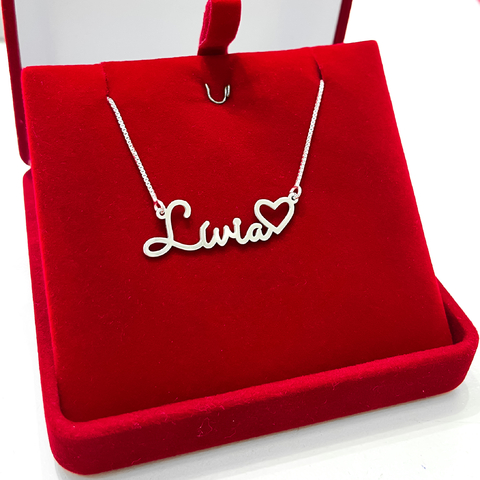 Colar Personalizado Nome ou Frase Prata 925 - comprar online