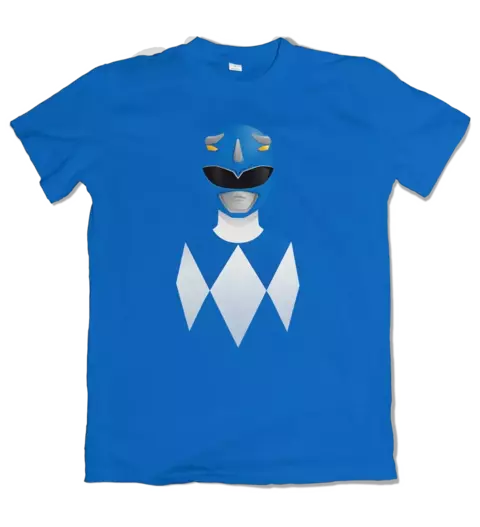 Camisa Power Rangers - Ranger Azul Simples - comprar online