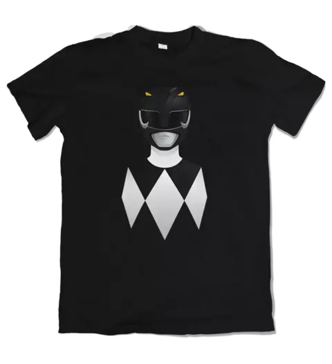 Camisa Power Rangers - Ranger Preto Simples - comprar online