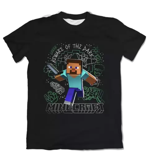 Camisa Minecraft - Steve Lettering - comprar online