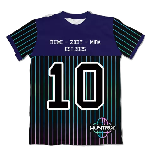 Camisa Guerreiras do K-Pop - Camisa Baseball HUNTRIX - comprar online