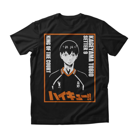 Camisa Haikyuu!! - Kageyama Tobio - King of The Court