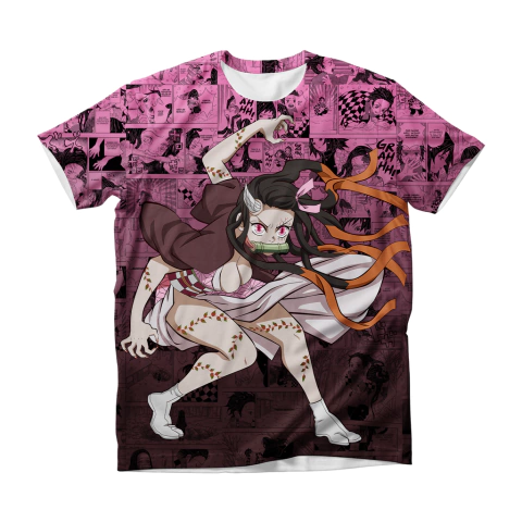 Camisa Mangá - Nezuko Kamado - Oni