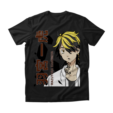 Camisa Tokyo Revengers - Kazutora Hanemiya