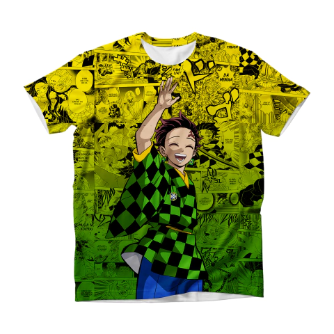 Camisa Mangá - Tanjiro Kamado - Brasil