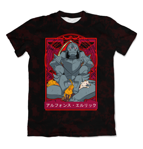 Camisa Fullmetal Alchemist - Alphonse Textura - comprar online