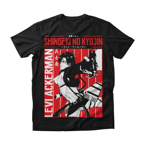 Camisa Attack on Titan - Levi Ackerman
